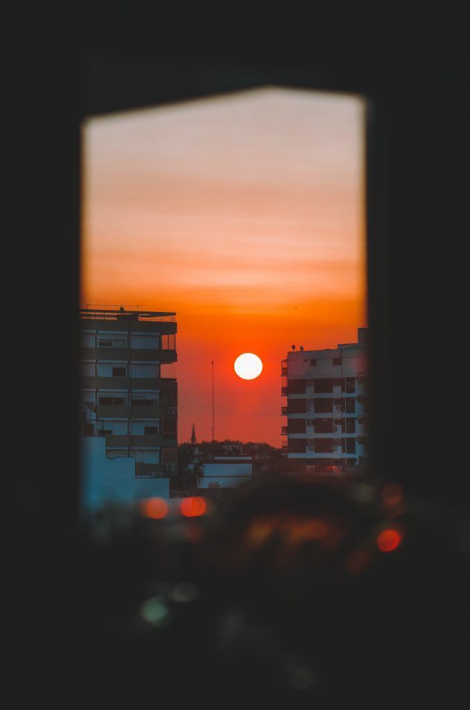 Avatar bầu trời hoàng hôn (